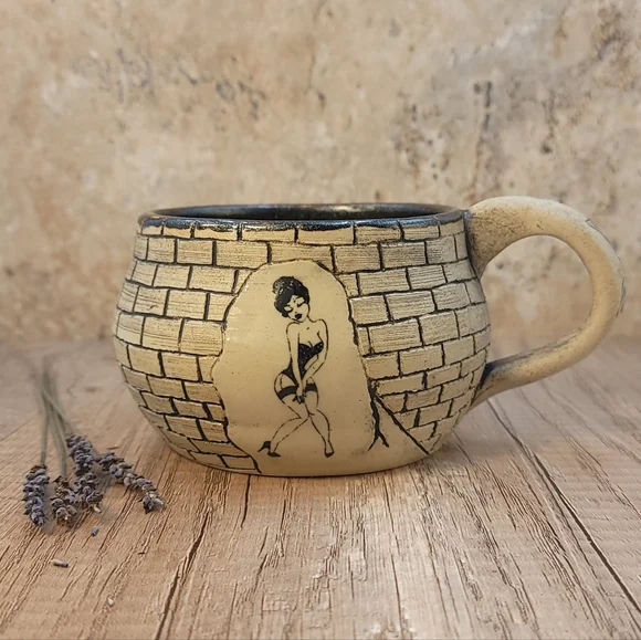 Handmade Brickhouse Babes Mug By Wild Tea & Honey